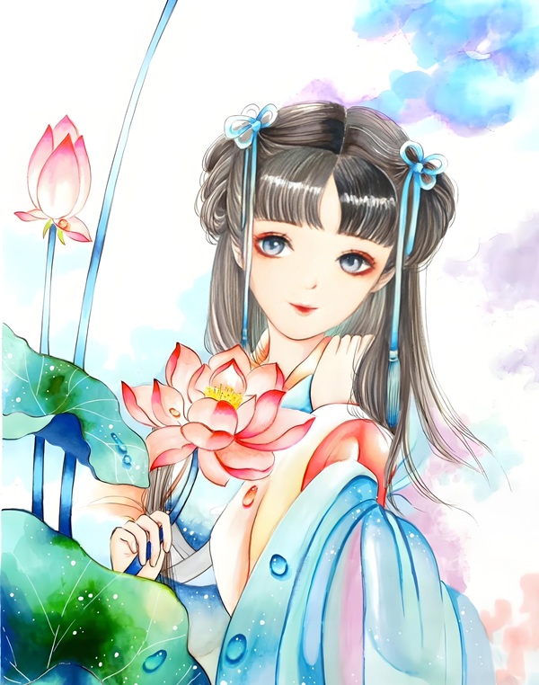 vẽ tranh anime cổ trang 40