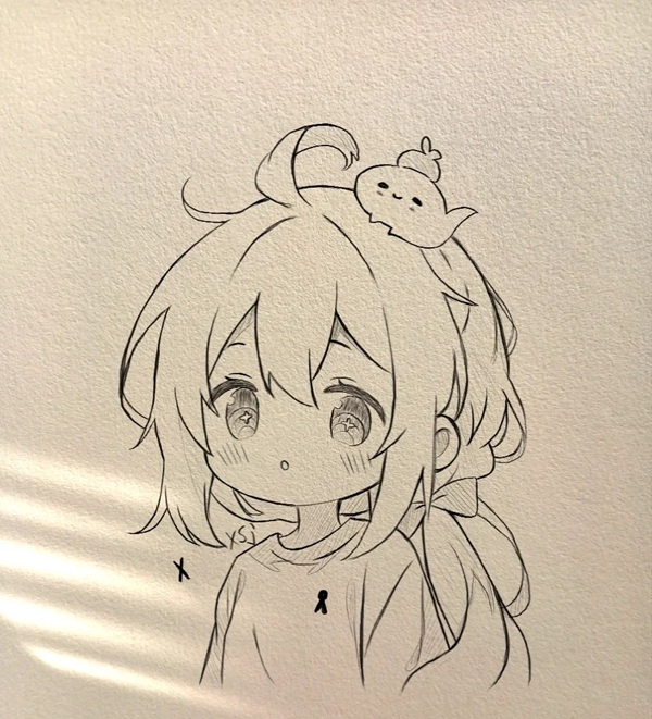 vẽ tranh anime cute 16