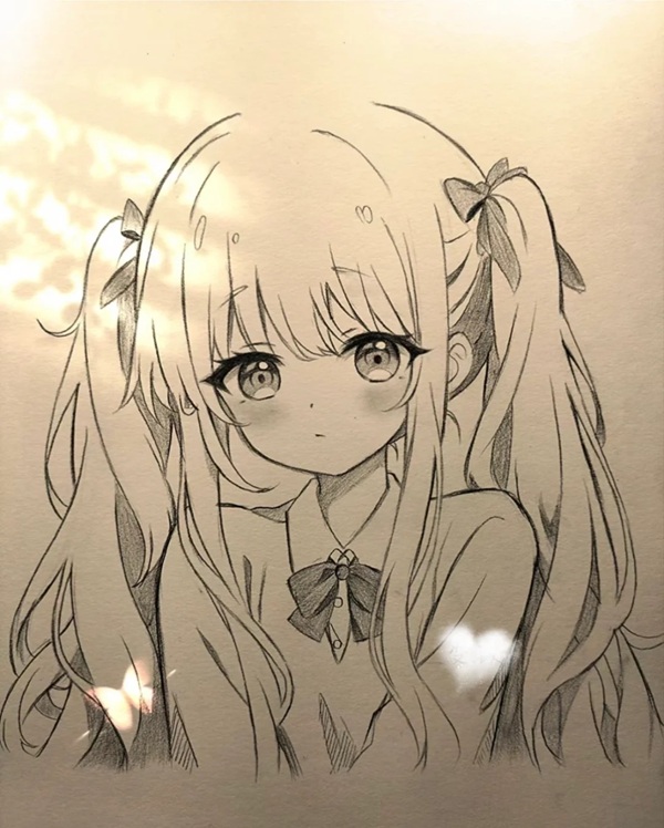 vẽ tranh anime cute 24