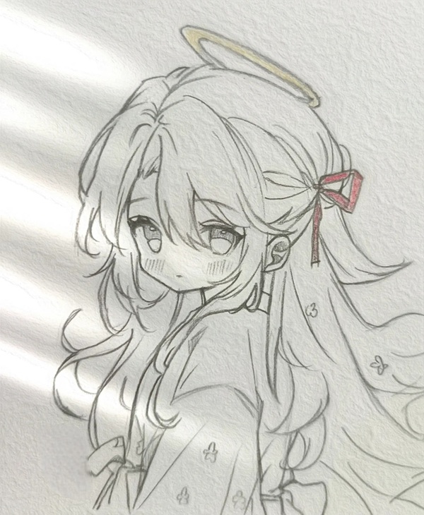 vẽ tranh anime cute 30