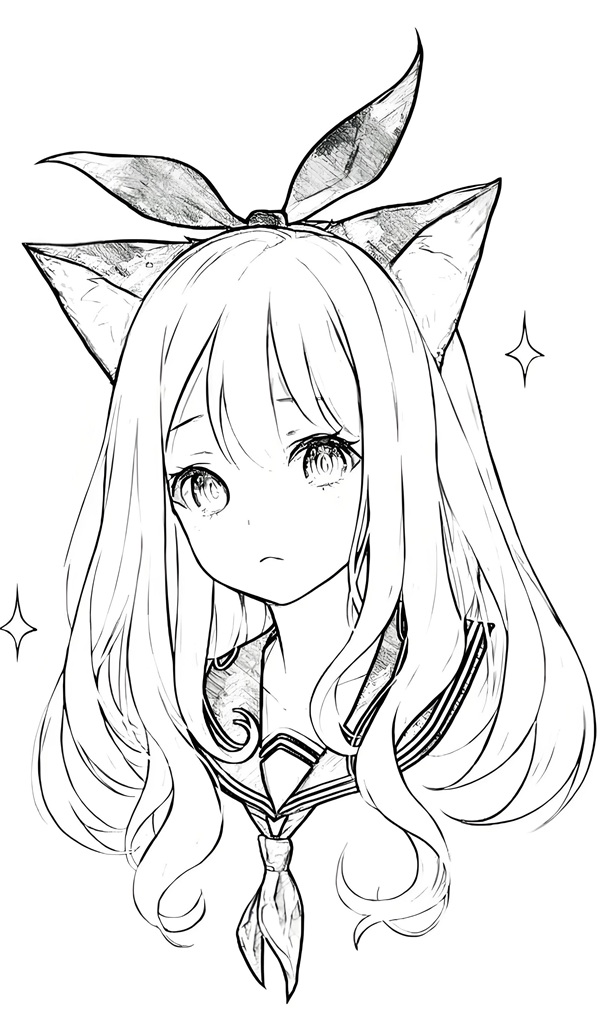 vẽ tranh anime cute 35 