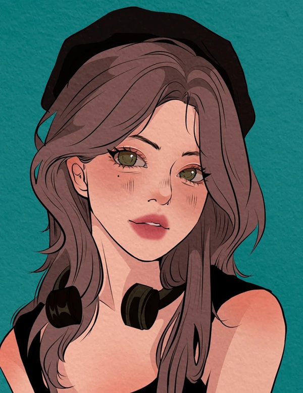 vẽ tranh anime nữ 13