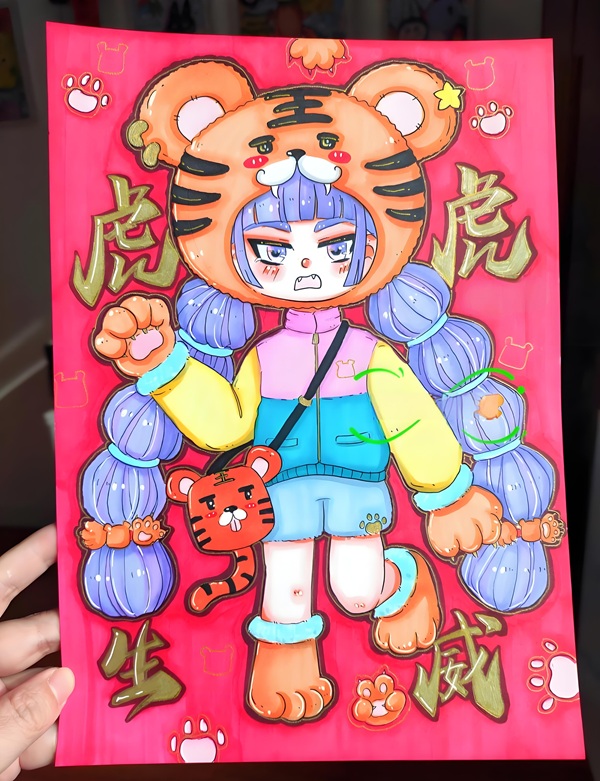 vẽ tranh anime nữ 15