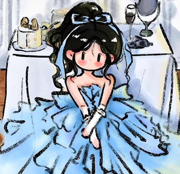 vẽ tranh anime nữ 26