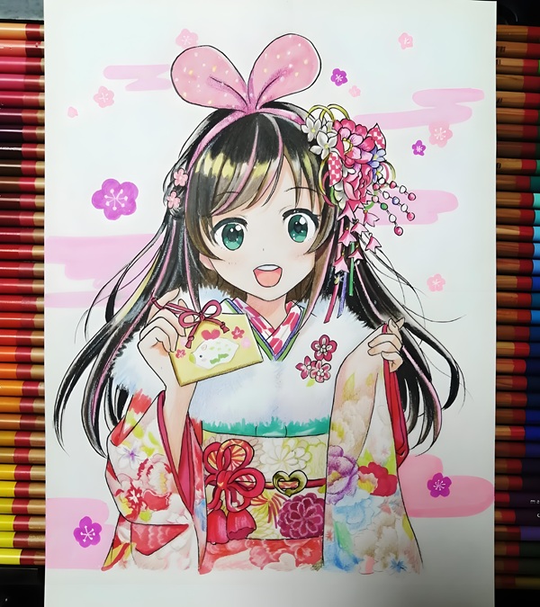 vẽ tranh anime nữ 29
