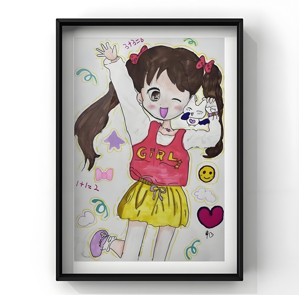 vẽ tranh anime nữ 32