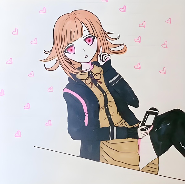vẽ tranh anime nữ 34 