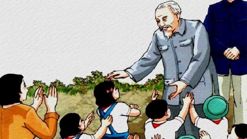 vẽ tranh bác hồ 13