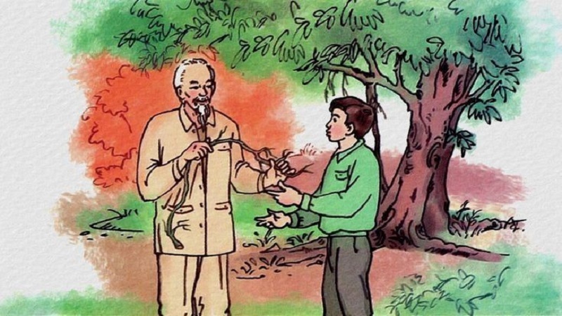 vẽ tranh bác hồ 14