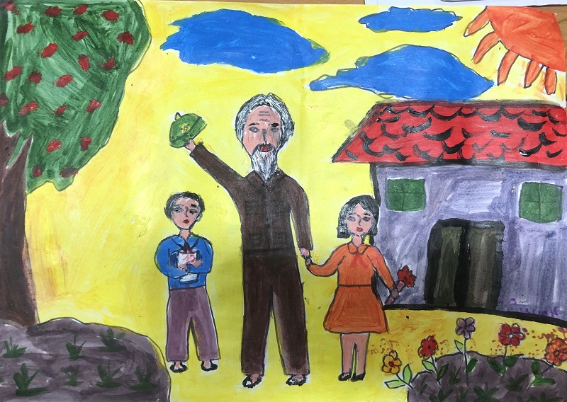 vẽ tranh bác hồ 23