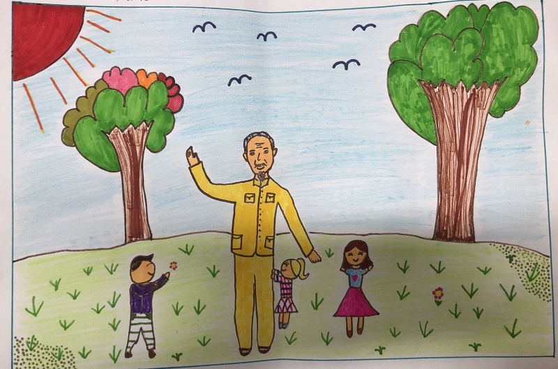 vẽ tranh bác hồ 24