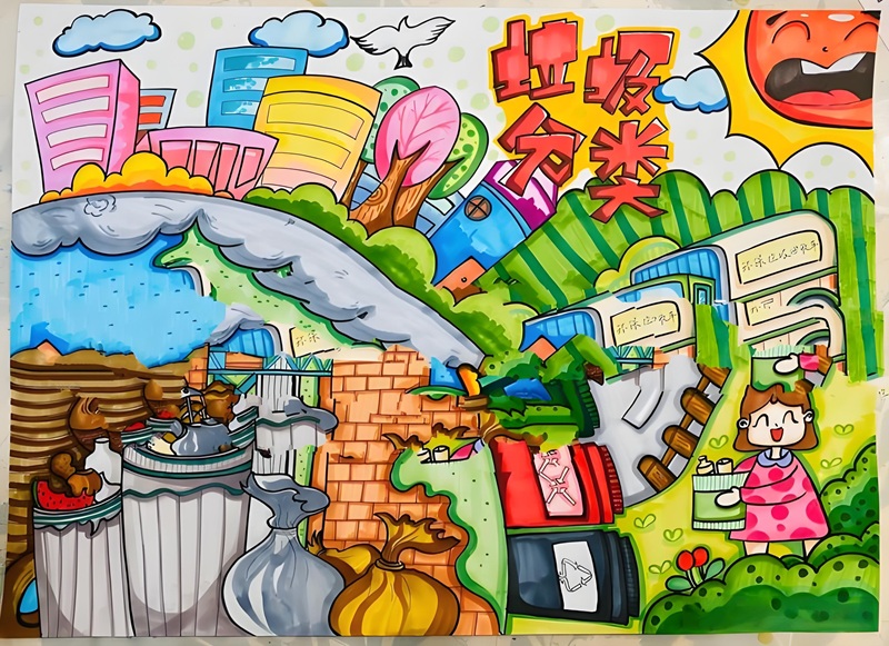 vẽ tranh bảo vệ môi trường 12