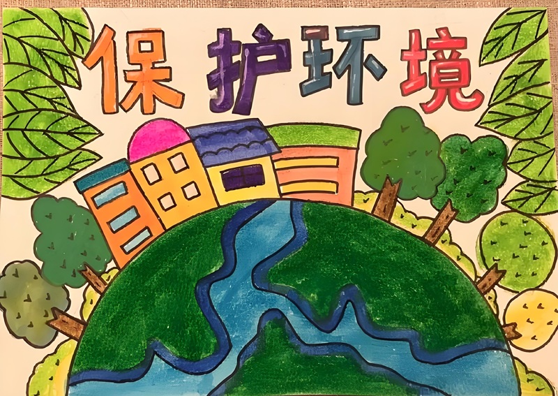 vẽ tranh bảo vệ môi trường 4