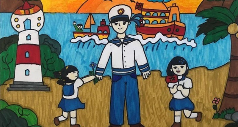 vẽ tranh biển đảo quê hương 11