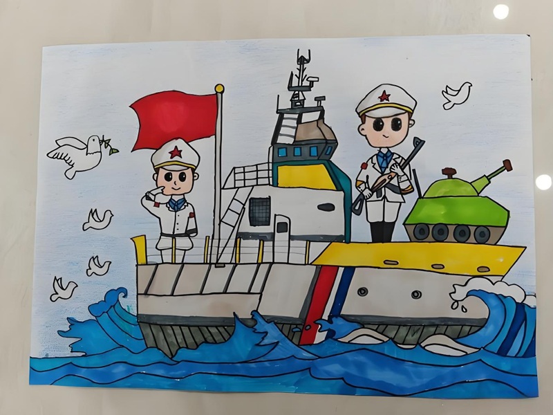 vẽ tranh biển đảo quê hương 2