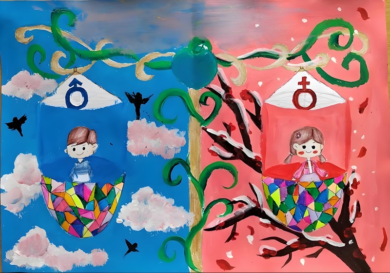 vẽ tranh bình đẳng giới 6