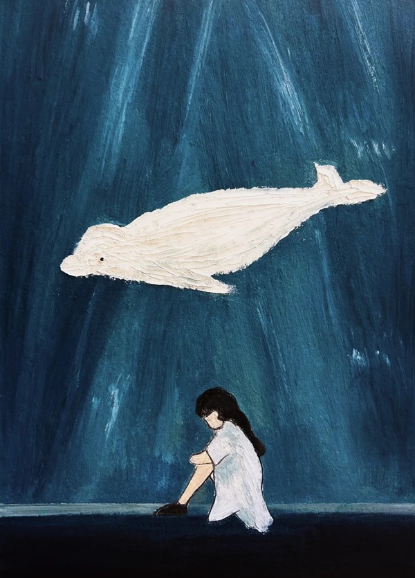 vẽ tranh buồn 10