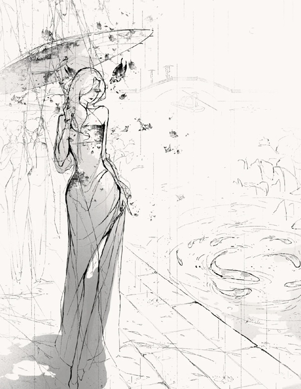 vẽ tranh buồn 13