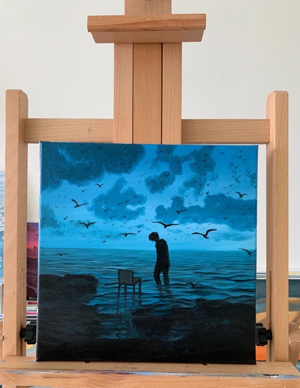 vẽ tranh buồn 16