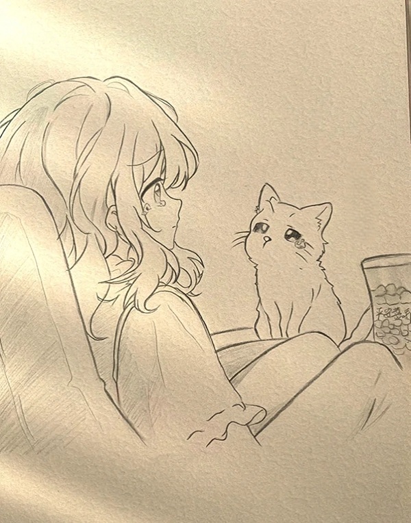 vẽ tranh buồn 23