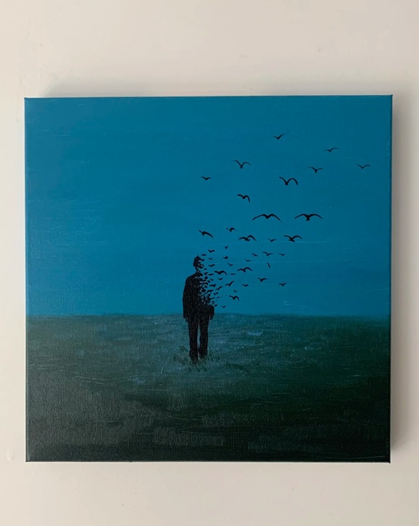 vẽ tranh buồn 32