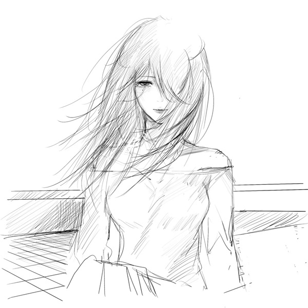 vẽ tranh buồn 33