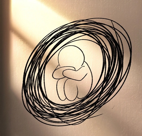 vẽ tranh buồn 35