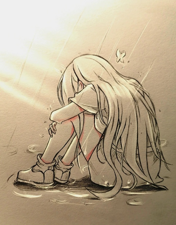 vẽ tranh buồn 38