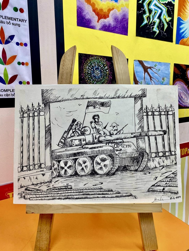 tranh vẽ x1e tăng