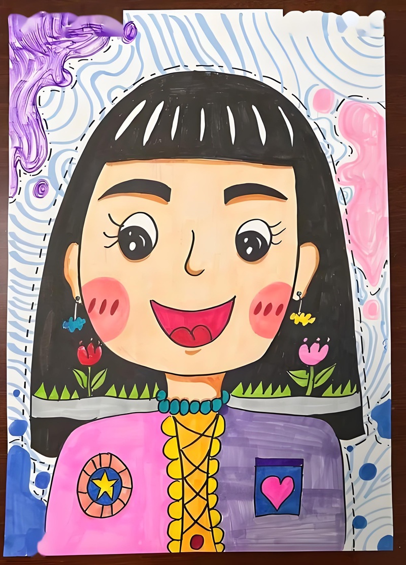 vẽ tranh cô giáo 20