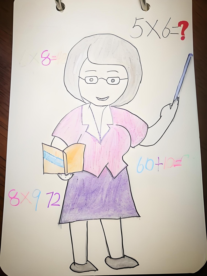 vẽ tranh cô giáo 22