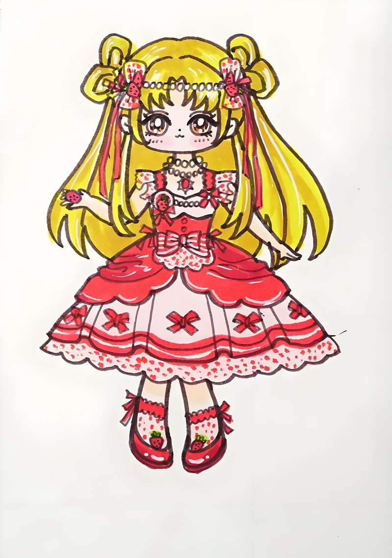 vẽ tranh công chúa 12