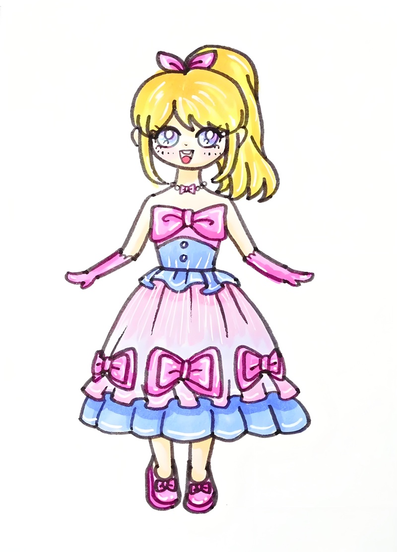 vẽ tranh công chúa 14