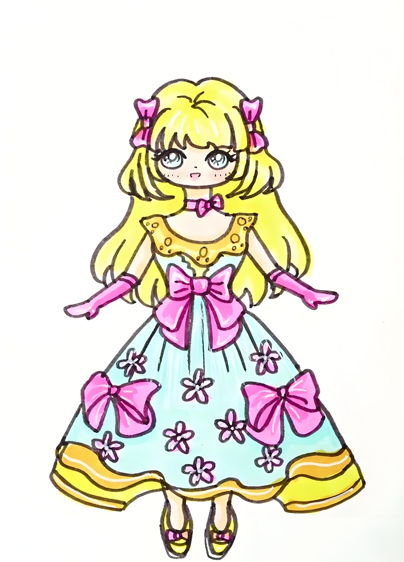 vẽ tranh công chúa 15