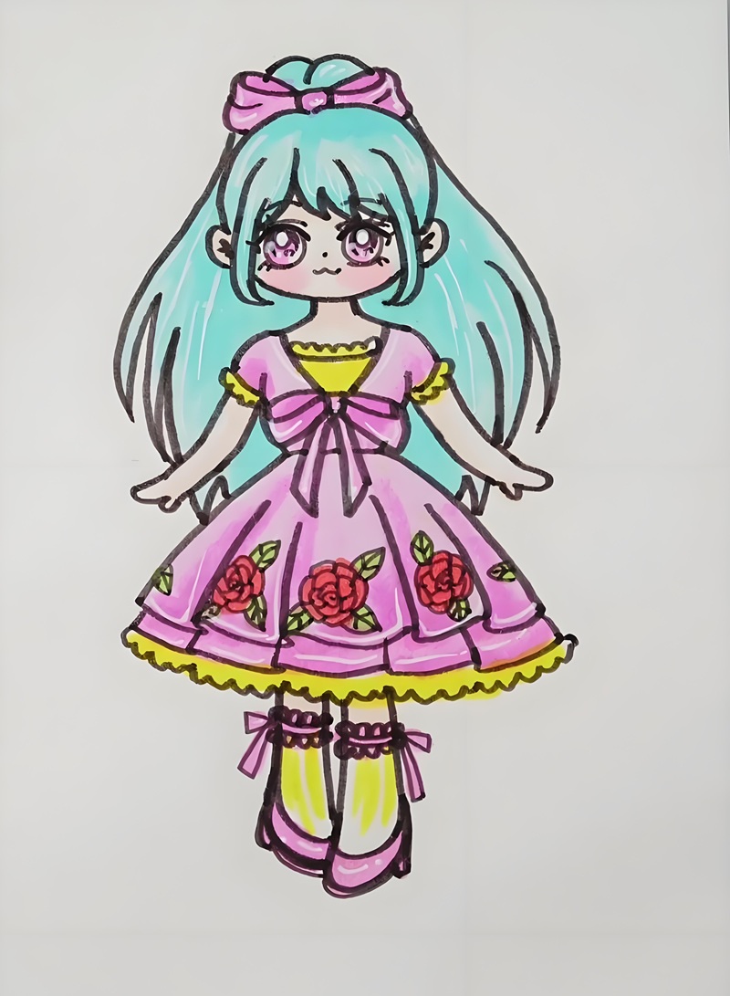 vẽ tranh công chúa 16