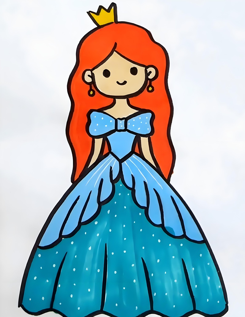 vẽ tranh công chúa 20