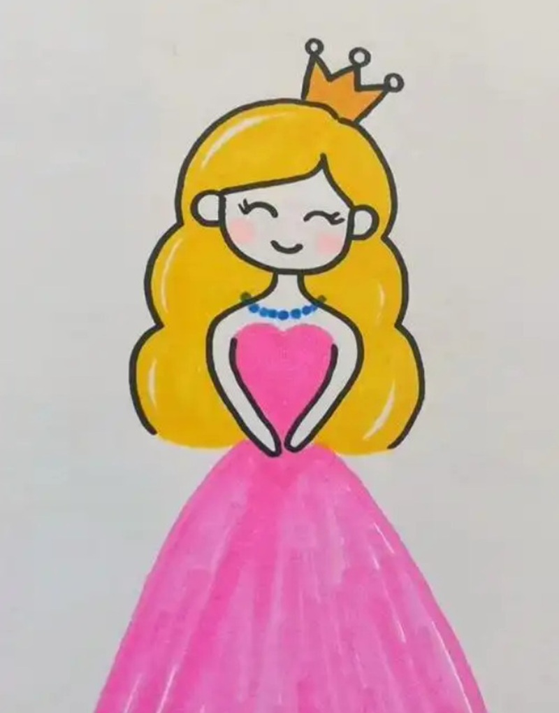 vẽ tranh công chúa 22