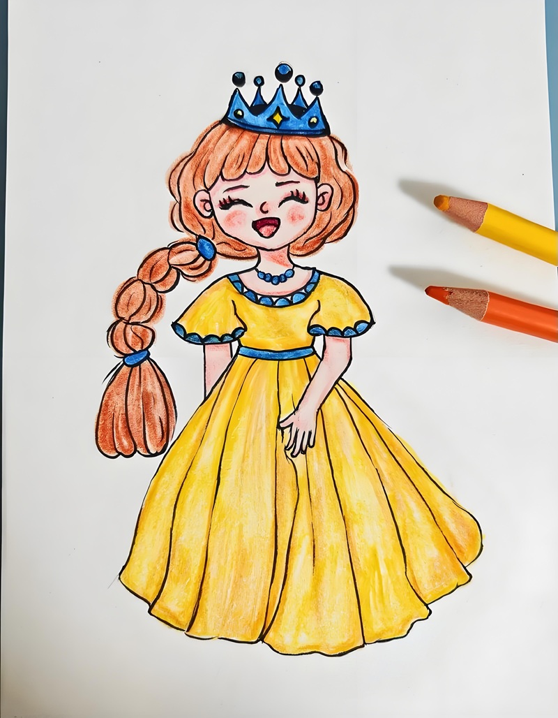 vẽ tranh công chúa 24