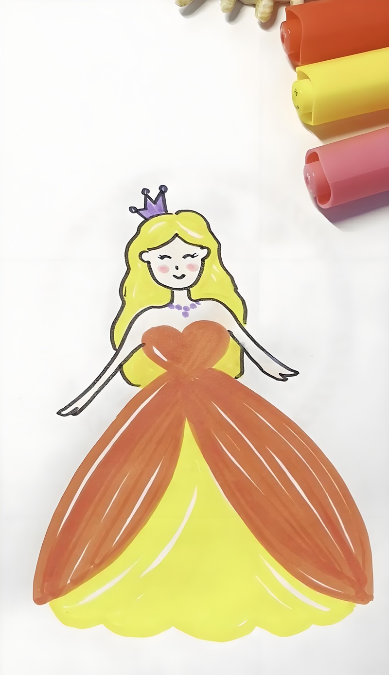 vẽ tranh công chúa 25