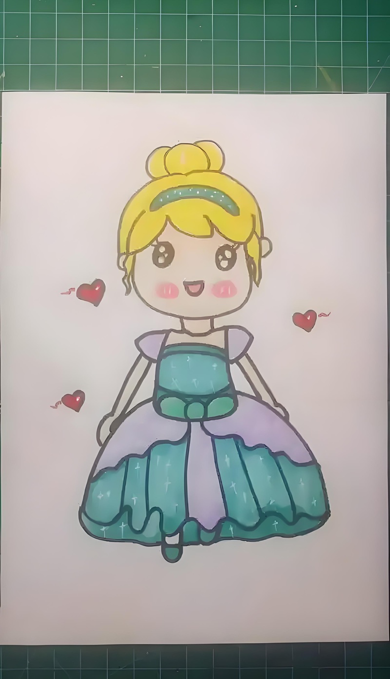 vẽ tranh công chúa 27