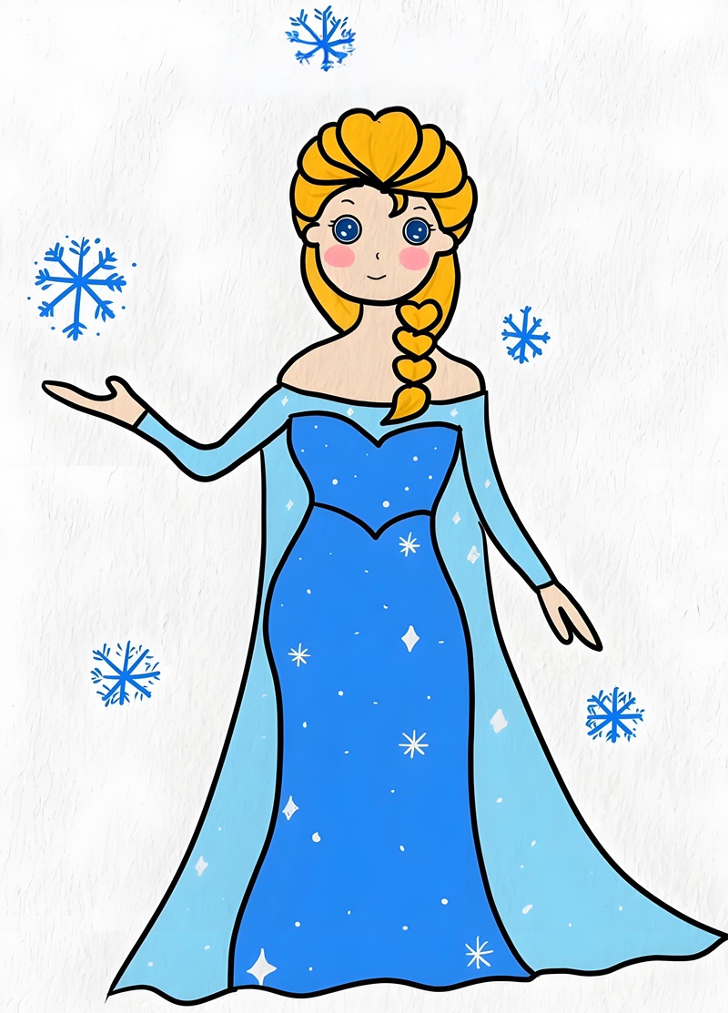 vẽ tranh công chúa 29