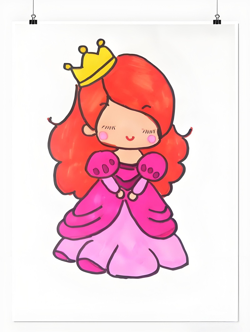 vẽ tranh công chúa 30