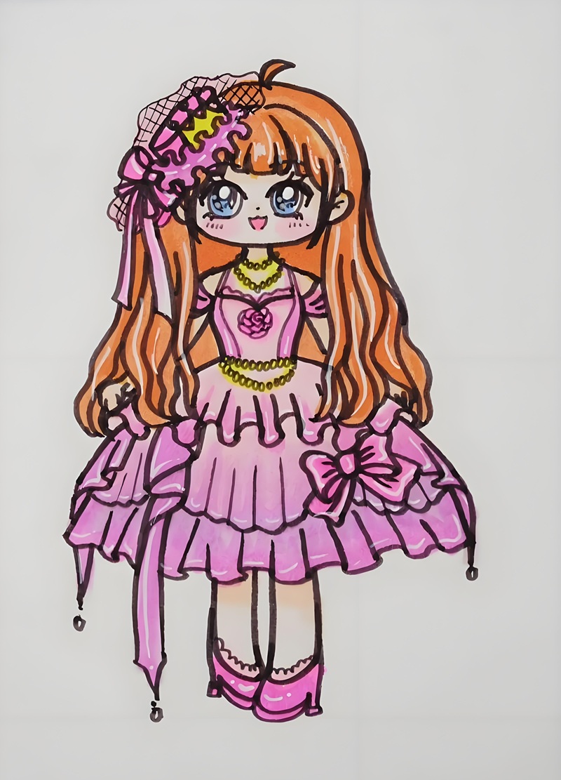 vẽ tranh công chúa 8