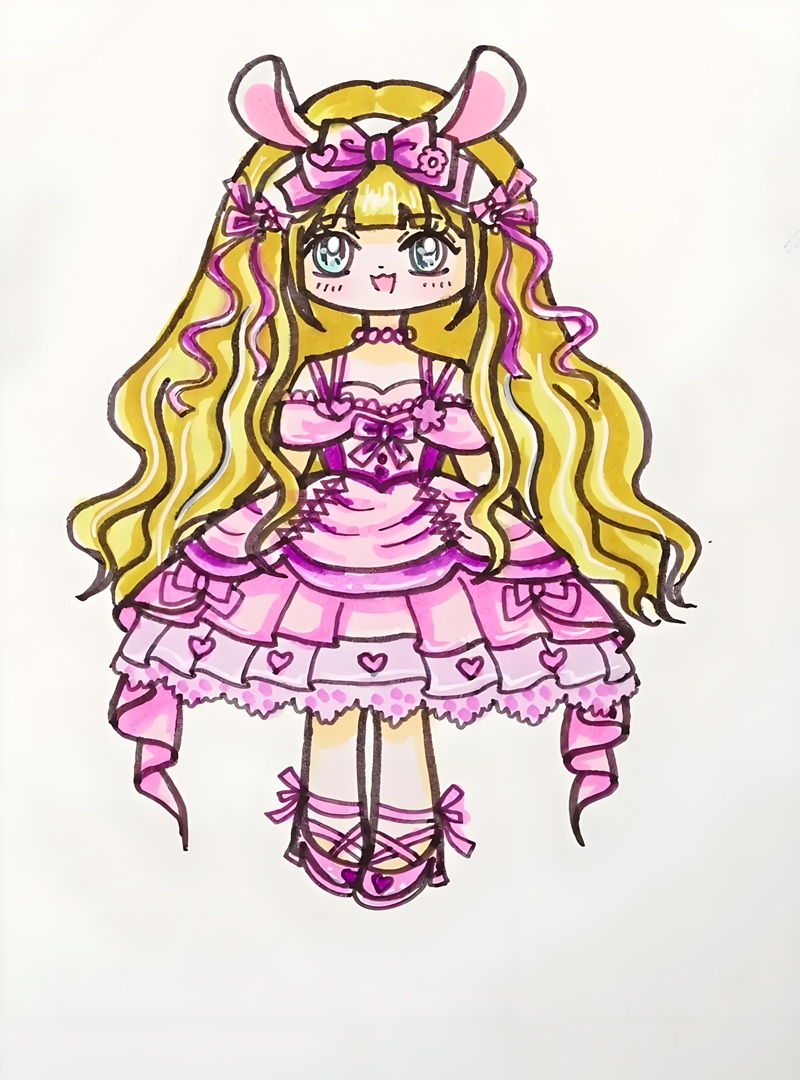 vẽ tranh công chúa 9