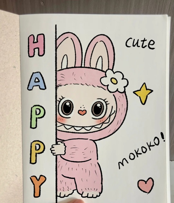 vẽ tranh cute đơn giản 11