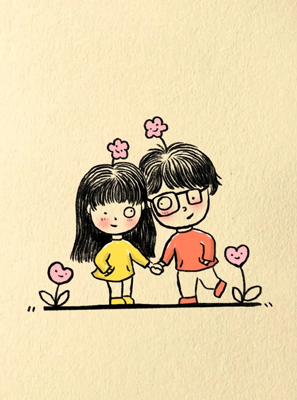 vẽ tranh cute đơn giản 18