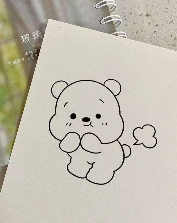 vẽ tranh cute đơn giản 38 