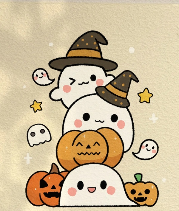 vẽ tranh đề tài lễ hội halloween 1