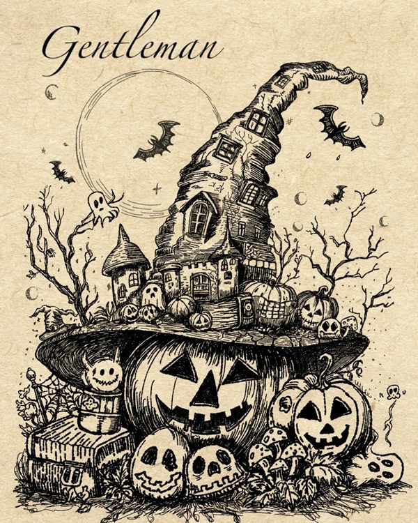 vẽ tranh đề tài lễ hội halloween 8