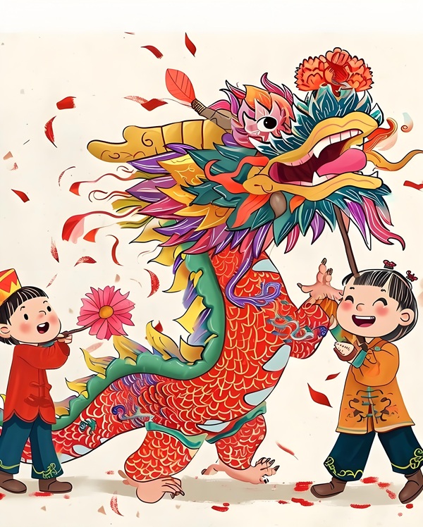 vẽ tranh đề tài lễ hội ngày tết 37